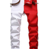 kkboxly  Men's Slim Straight Fit Jeans Casual Washed Stretch Denim Jeans Best Sellers