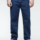 Plus Size Men's Stretch Jeans, Casual Loose Straight Jeans For Big And Tall Guys, Best Sellers Gifts