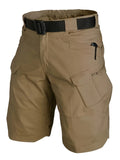 kkboxly  Men's Multi-Pocket Tactical Shorts  Multi-Purpose Cargo Shorts Outdoor Waterproof Hiking Track Shorts