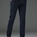 kkboxly  Men's Casual Corduroy Slim Fit Trousers For Fall Winter