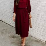 kkboxly  Women's Dresses Sexy Summer Women's High Waist Slim Fashion Solid Color Slim Temperament Maxi Dresses