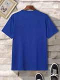 kkboxly Men's Casual Trendy California Graphic Print Comfortable Crew Neck Short Sleeve T-shirts, Summer Top Tees