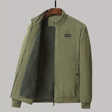 kkboxly  Men's Fall/Winter Casual Corduroy Fleece Jacket Christmas Gifts