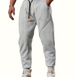 kkboxly kkboxly  Drawstring Sweatpants Loose Fit Pants Men's Casual Joggers For Men Winter Fall Running Jogging
