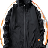 kkboxly  Classic Design Jackets By Activity, Men's Casual High Neck Zip Up Jacket Coat For Spring Fall