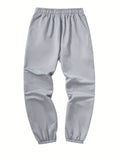 "Snipping Document" Casual Graphic Drawstring Joggers, Men's Pants For Spring Fall Outdoor