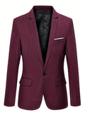 kkboxly  Men's Spring And Autumn Summer Business Casual Suit Coat Professional Suit Formal Top Best Man Suit Slim Handsome Men's Wear
