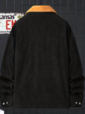 Men's Trendy Fleece Lined Coat Warm Jacket Long Coat Outwear For Men Winter Autumn Hiphop Style Streetwear