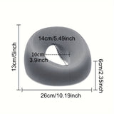 Modern U-Shaped Memory Foam Facial Pillow, Beauty Salon Spa Massage Cushion, Skin Care Relaxation Mat for Face, Machine Washable, Soft Polyester Cover, Polyurethane Fill, Zippered, for Adult, All-Season Multipurpose Use, Christmas Present