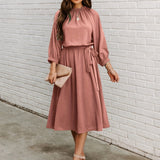 kkboxly  Women's Dresses Sexy Summer Women's High Waist Slim Fashion Solid Color Slim Temperament Maxi Dresses