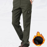 kkboxly  Fashionable Men's Solid Color Overalls, Waterproof, Quick Drying And Breathable Casual Trousers, Fashionable And Versatile