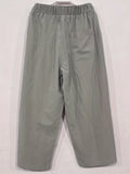 kkboxly  Solid Simple Capri Pants, Casual Elastic Waist Pants With Pockets, Women's Clothing