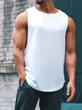 kkboxly  Men's Sleeveless Sports T-Shirt, Quick Drying Breathable Tank Top For Running Training Marathon