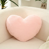 Charming Love Heart Throw Pillow - Cozy & Washable Home Decor Cushion, Perfect for All Seasons
