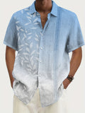 kkboxly  Men's Plus Size Hawaiian Floral Button Up Shirt - Comfortable and Stylish for Vacation, Beach, and Leisurewear