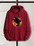 kkboxly  Cool Anime Boy Print Hoodie - Men's Casual Pullover Hooded Sweatshirt for Spring/Fall - Perfect Gift Idea