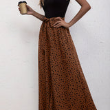 kkboxly  Casual Wide Leg Belted Tank Jumpsuit, Palazzo Jumpsuit For Summer & Spring, Women's Clothing