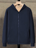 kkboxly  Warm and Stylish Men's Fleece Jacket - Perfect for Outdoor Activities in Fall and Winter