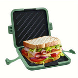 kkboxly Universal Microwave Crisper Pan - Aluminum Non-Stick Toaster Oven Cookware for Crispy Results - Versatile Sandwich and Snack Maker