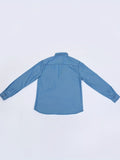 kkboxly  Men's Casual Button Up Long Sleeve Denim Shirt With Chest Pockets, Men's Clothes For Spring Summer Autumn, Tops For Men