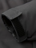 kkboxly  Men's Trendy Thermal Hooded Ski Jacket, Detachable Liner, Waterproof & Windproof Loose Zip Up Hooded Coat For Fall Winter Outdoor