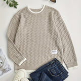 kkboxly  Men's Thermal Casual Knitted Pullover Sweater