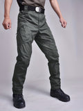 Classic Design Multi Flap Pockets Waterproof Cargo Pants,Men's Loose Fit Cargo Pants,For Skateboarding,Street,Outdoor Camping