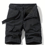 2025 kkboxly  Trendy Plus Size Cargo Shorts for Men - Comfortable and Stylish Outdoor Casual Wear