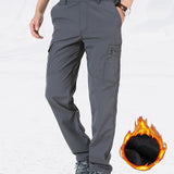 kkboxly  Fashionable Men's Solid Color Overalls, Waterproof, Quick Drying And Breathable Casual Trousers, Fashionable And Versatile