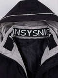 kkboxly  New Men's Casual Loose Fashionable Cotton Black Long Sleeves Fleece Warm Hooded Coat Jacket Gifts