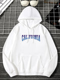 kkboxly  Cartoon Car Print, Men's Casual Hoodie, Drawstring Pocket Hoodie