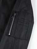 kkboxly  Men's Padded Hooded Jacket, Men Casual Padded Bomber Jacket Flight Coat Windbreaker For Men Winter