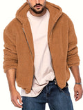 kkboxly  Men's Warm Polar Fleece Jacket Coat For Fall Winter