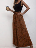 kkboxly  Casual Wide Leg Belted Tank Jumpsuit, Palazzo Jumpsuit For Summer & Spring, Women's Clothing