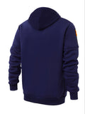 kkboxly  Men's Zipper Jacket, Casual Comfy Loose Long Sleeve Hoodie, Men's Clothing