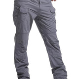kkboxly Men's Tactical Cargo Pants: Multi-Pocket, Loose Fit, Perfect for Outdoor Work & Hiking