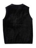 kkboxly  Winter Men's Double-sided Fleece Vest Autumn And Winter Thick Waistcoat