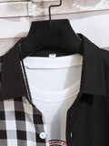 kkboxly  Men's Loose Long-sleeved Casual Shirt Jacket For Autumn And Winter