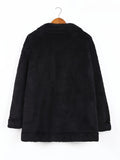 kkboxly  Men's Trendy Polar Fleece Fluffy Coat Warm Jacket Long Coat Outwear Black For Men Winter Autumn Hiphop Style Streetwear