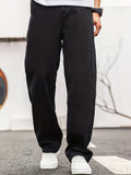 kkboxly  Men's Cotton Straight Leg Jeans