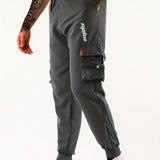 kkboxly Classic Design Multi Pocket Cargo Pants, Men's Casual Loose Fit Drawstring Cargo Pants/Joggers For Spring Summer Outdoor
