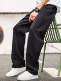 kkboxly  Men's Cotton Straight Leg Jeans