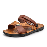 kkboxly Men Two-Ways Opened Toe Breathable Slip Resistant Casual Outdoor Sandals