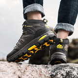 kkboxly kkboxly Men Mesh Fabric Slipcing Breathable Non Slip Wearable Soft Sole Outdoor Hiking Shoes