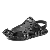 kkboxly Men Microfiber Two-Ways Lightweight Slip Resistant Casual Sandals