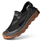 kkboxly kkboxly Men Outdoor Mesh Hand Stitching Closed Toe Water Shoes