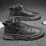 kkboxly kkboxly Men Microfiber Leather Waterproof High Top Sport Tooling Boots