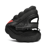 kkboxly kkboxly Men Cowhide Breathable Mesh Soft Casual Outdoor Sandals